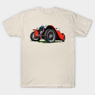 1937 MG Midget in red T-Shirt